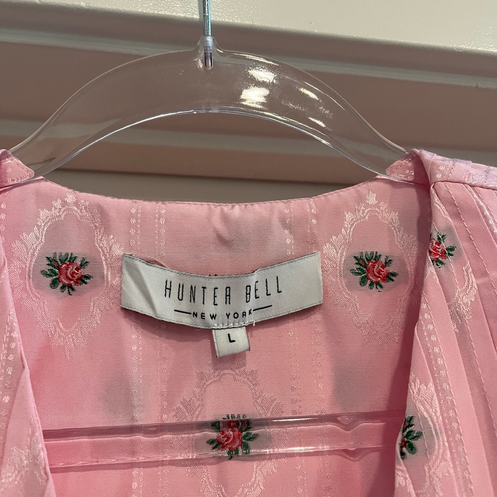 NWOT Hunter Bell Jenkins Dress in Pink Blossom Size Large - Picture 13 of 14